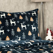 4Home pościel mikroflanela Nordic Deer, 160 x 200 cm, 70 x 80 cm