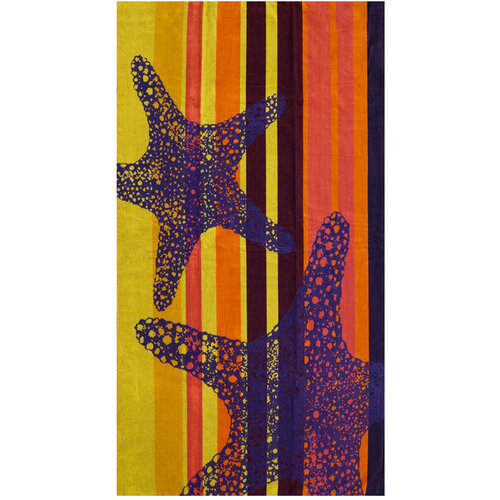 Plážová osuška Hvězdice, 90 x 170 cm