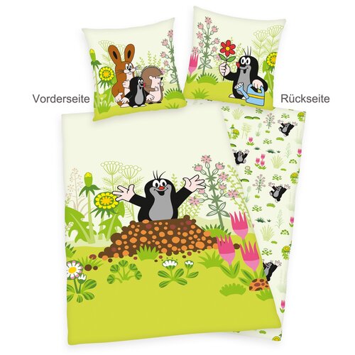 Herding bombažna posteljnina Krtek, 135 x 200 cm, 80 x 80 cm