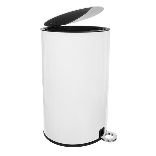 Orion Pedal odpadni koš WHITE, 3 l