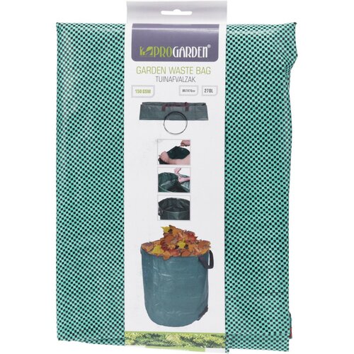 Geantă de grădină pliabilă ProGarden , 270 l , diam.67 x î. 76 cm