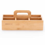 Cutie de depozitare Homede, din bambus, 30 x 15 x 13,5 cm