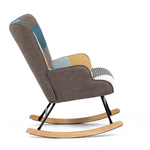 Hojdacie kreslo PW2, patchwork