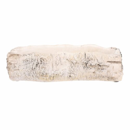 Husă pentru flori - ghiveci, imitație demesteacăn, 24 x 10 x 7 cm