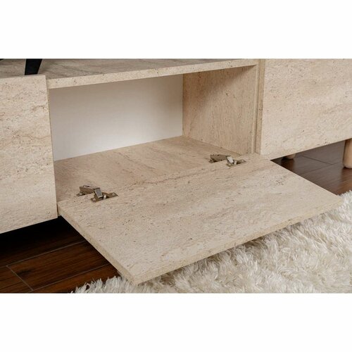 Televizní stolek Alvin Travertine