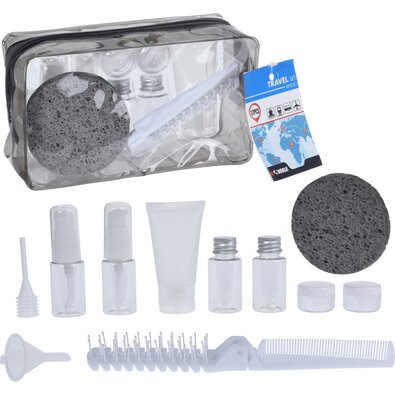 Set de călătorie de sticle de  cosmetice