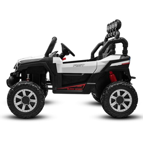 Baby Mix Elektryczny samochód dla dzieci Buggy Road 4 x 4, biały
