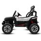 Baby Mix Elektryczny samochód dla dzieci Buggy Road 4 x 4, biały