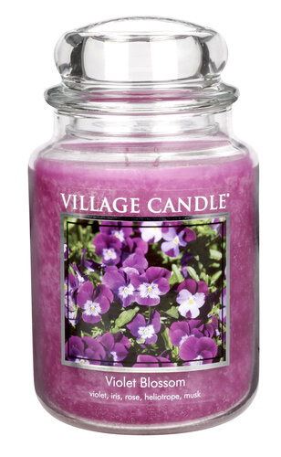 Village Candle Vonná svíčka Fialky - Violet Blossom, 645 g
