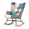Fotel bujany PW2, patchwork