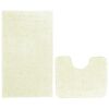 AmeliaHome Badteppich-Set Bati  Weiß, 2 St. 50 x 80 cm, 40 x 50 cm