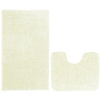 AmeliaHome Badteppich-Set Bati  Weiß, 2 St. 50 x 80 cm, 40 x 50 cm