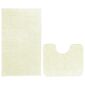 Restilo Badteppich-Set Bati  Weiß, 2 St. 50 x 80 cm, 40 x 50 cm