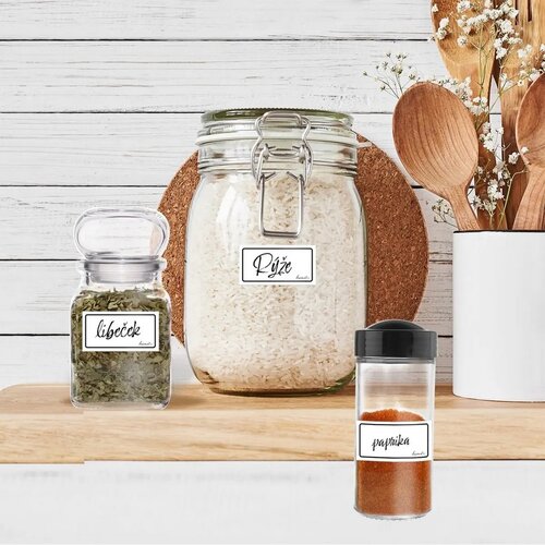 Orion WHITELINE fűszertartó matricakészlet 2 x 23db