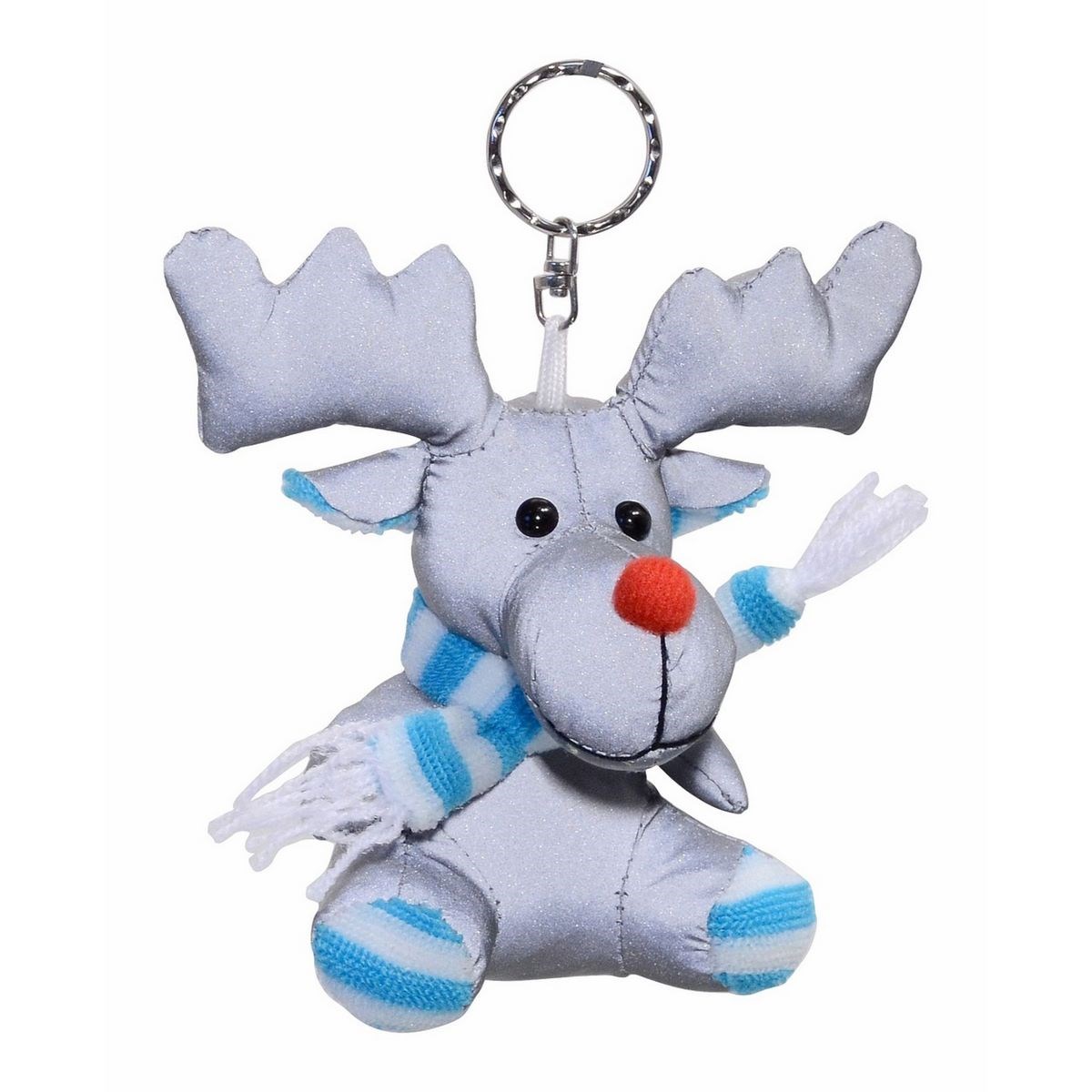 Reflexný 3D prívesok Los, strieborná