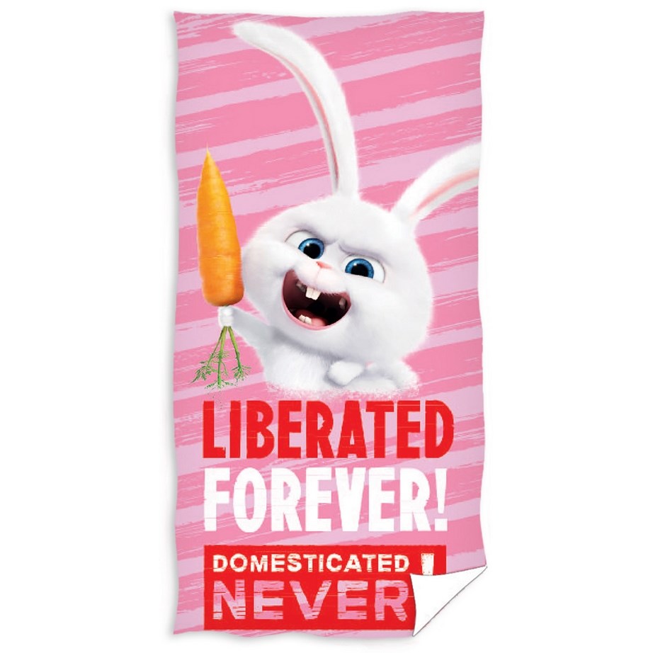 TipTrade Osuška Tajný život maznáčikov Liberated Forever, 70 x 140 cm