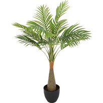 Mű pálma virágtartóban zöld, 80 cm