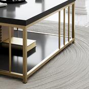 Couchtisch Zenn Anthracite and Gold