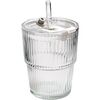 Toro Szklanka ze słomką 320 ml, 9,5 x 9,5 x 11,3 cm