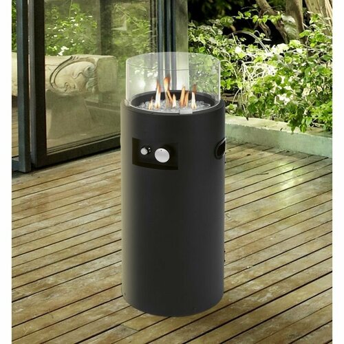 Riverton Focar rotund pentru gaz Ø 35 cm TEPRO3322 , 35 x 35 x 88 cm