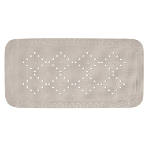Spirella Rutschfeste Badewannenmatte ALASKA, hellbraun, 91 x 36 cm