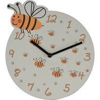 Detské nástenné hodiny Meadow Včielka, 26 x 28 cm