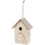 Lesena ptica za ptice Home, naravna, 16,5 x 10 x21,5 cm