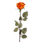 Kwiat sztuczny Róża wielkokwiatowa 72 cm, pomarańczowy