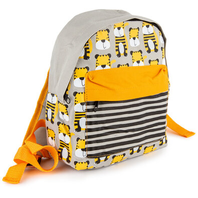 Dětský batoh Tygřík žlutá, 21 x 11 x 27 cm