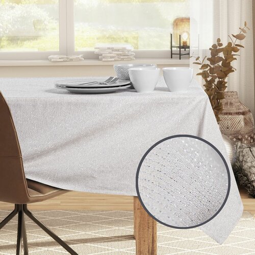 DecoKing Prt Sparkle krem, 110 x 110 cm