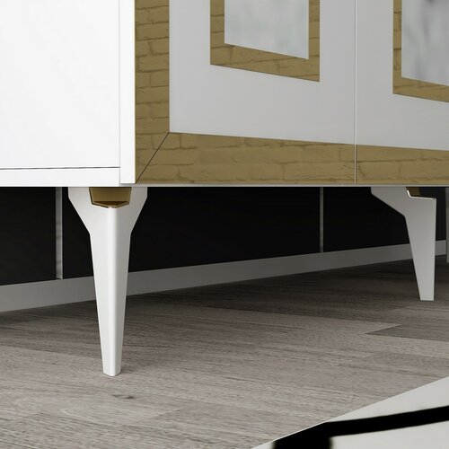 Schrank Karya White and Gold