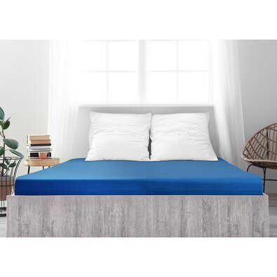 Ceașaf de pat jersey 4Home Ideal royal blue, 180 x 200 cm