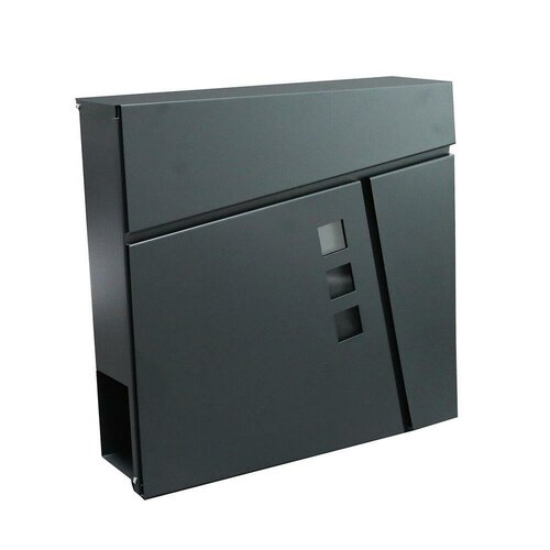 Briefkasten TILES 370 x 370 x 105 mm, anthrazit