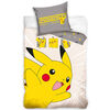 Carbotex Otroška bombažna posteljnina PokémonPikachu v akciji, 140 x 200 cm, 70 x 90 cm
