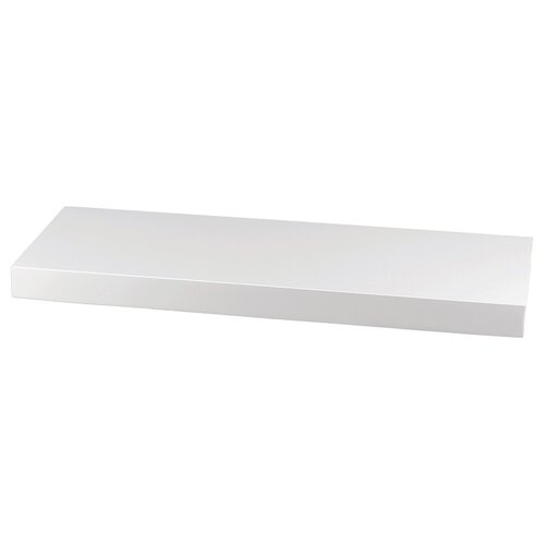 Wandregal P-001, glänzend weiß
