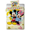 Detské obliečky Mickey a Minnie micro, 140 x 200 cm, 70 x 90 cm