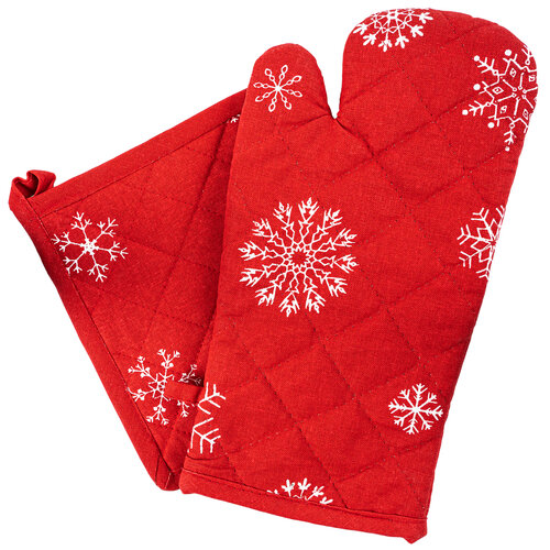 Edényfogó mágnessel és alátéttel Snowflakes, 18 x 32 cm, 20 x 20 cm