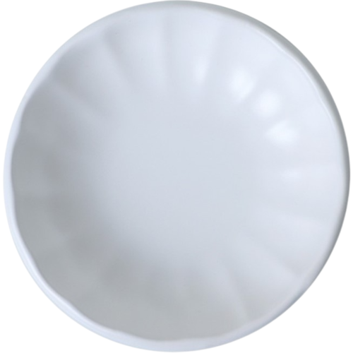 Súprava 6 kameninových misiek Laguna 12 cm, biela