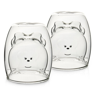 Pahare termo 4Home Hot&Cool Lady Bear 250 ml, 2 buc.