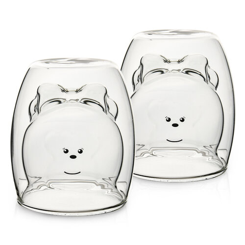 4Home Thermogläser Hot&Cool Lady Bear 250 ml, 2 Stück