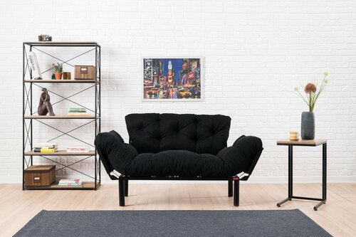 Klappsofa Nitta Black