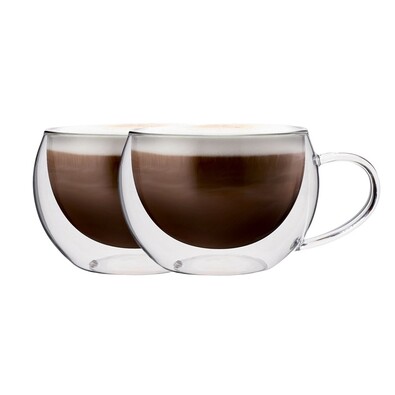Maxxo „Cappucino" 2-delni set termo kozarcev, 290ml
