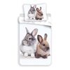 Bavlnené obliečky Bunny Friends, 140 x 200 cm, 70 x 90 cm