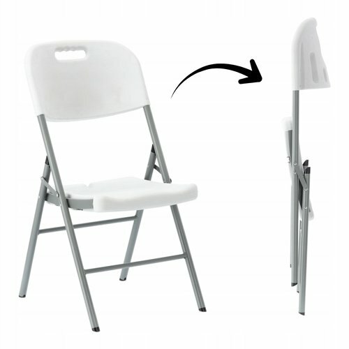 Scaun pliabil de catering Aldotrade, 54 x 46 x 86 cm