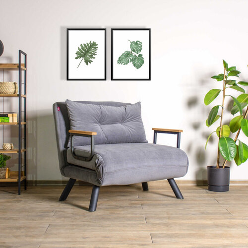 Křeslo Sando Single Grey