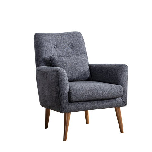 Fotel Zeni Berjer Dark Grey