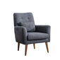 Fotel Zeni Berjer Dark Grey