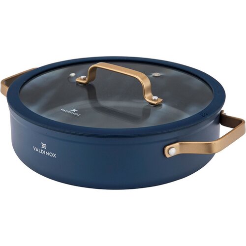 Valdinox Cratiță largă cu capac Giovanni 26 cm,3,5 l