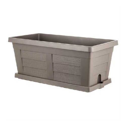 Jardinieră cu volum mare Bama Legnocappuccino, 60 x 30 x 25 cm, 60 cm