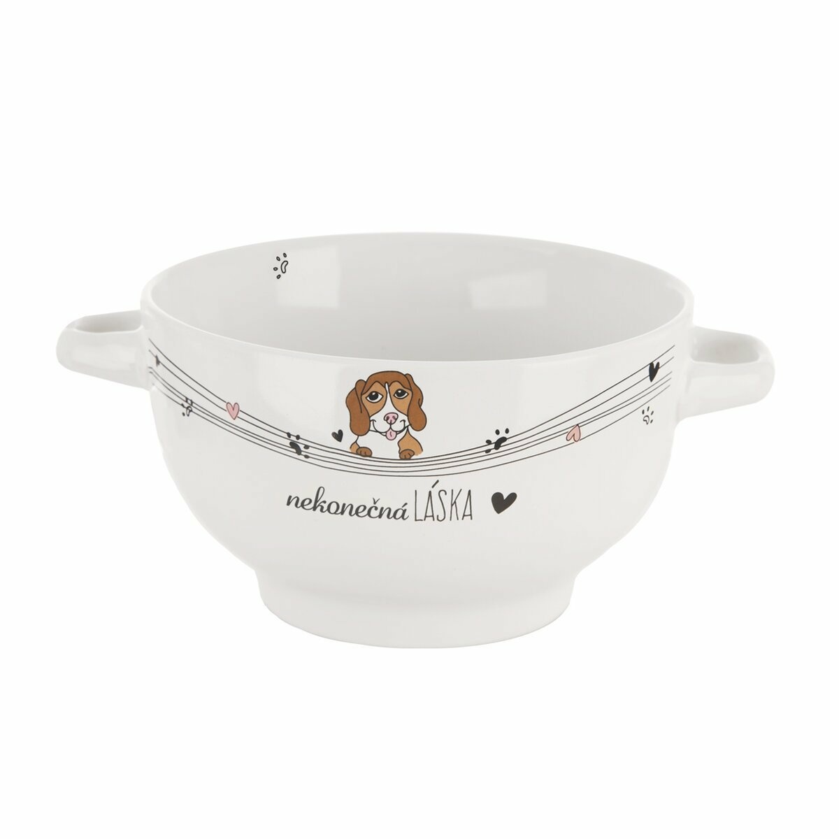 Orion Nekonečná láska kutya kerámia tál , átmérő 14 cm termék 2. képe